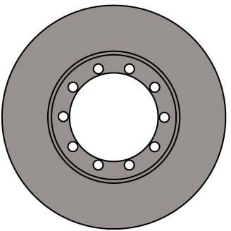 SOLID BRAKE DISC (EACH)