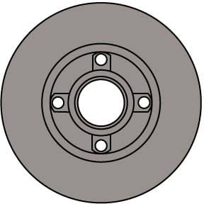 SOLID BRAKE DISC (EACH)