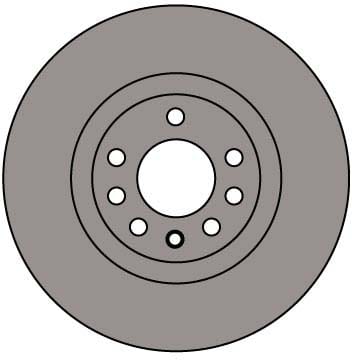 VENTED BRAKE DISC (EACH)