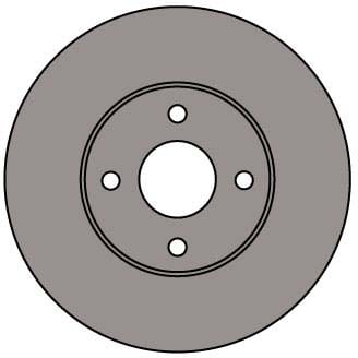 VENTED BRAKE DISC (EACH)