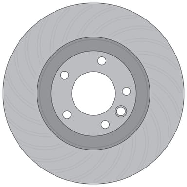 L/H VENTED BRAKE DISC