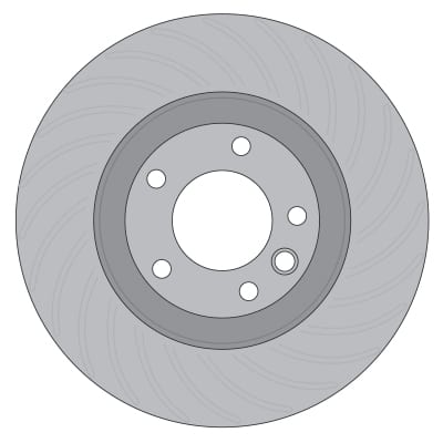 R/H VENTED BRAKE DISC