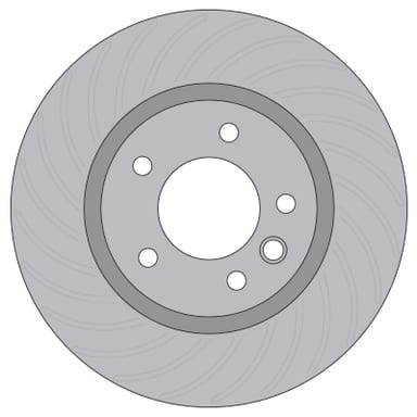 L/H VENTED BRAKE DISC