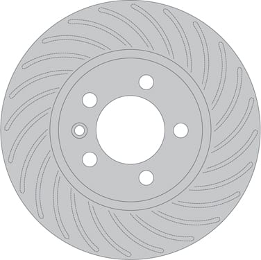 R/H VENTED BRAKE DISC