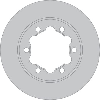 VENTED BRAKE DISC (EACH)