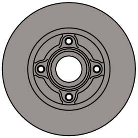 SOLID BRAKE DISC (EACH)