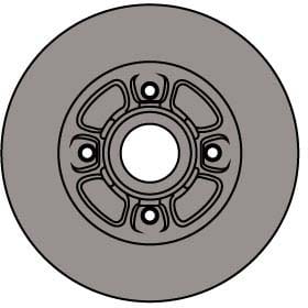 SOLID BRAKE DISC (EACH)
