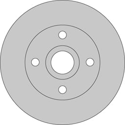 SOLID BRAKE DISC (EACH)
