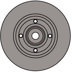 SOLID BRAKE DISC (EACH)