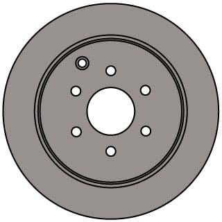 VENTED BRAKE DISC (EACH)
