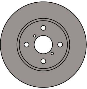 VENTED BRAKE DISC (EACH)