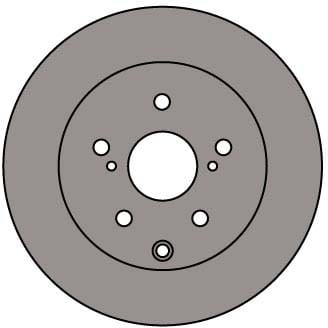 SOLID BRAKE DISC EACH