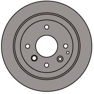 SOLID BRAKE DISC (EACH)