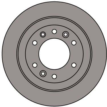 SOLID BRAKE DISC (EACH)