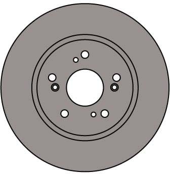 VENTED BRAKE DISC (EACH)