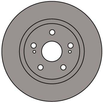 VENTED BRAKE DISC (EACH)