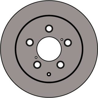 SOLID BRAKE DISC (EACH)
