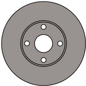 VENTED BRAKE DISC (EACH)