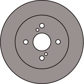SOLID BRAKE DISC (EACH)