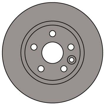 VENTED BRAKE DISC (EACH)