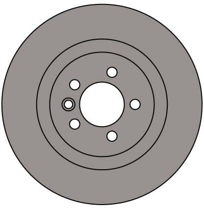 VENTED BRAKE DISC (EACH)