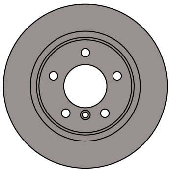 VENTED BRAKE DISC (EACH)