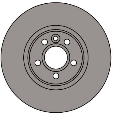 VENTED BRAKE DISC (EACH)