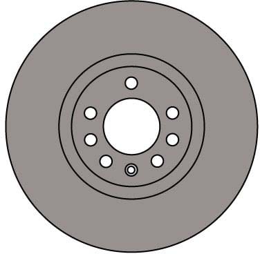 VENTED BRAKE DISC (EACH)