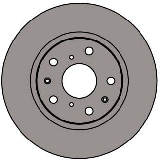 VENTED BRAKE DISC (EACH)