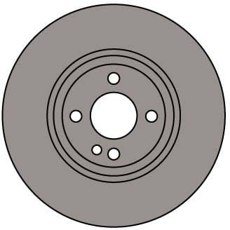 VENTED BRAKE DISC (EACH)