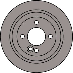 SOLID BRAKE DISC (EACH)