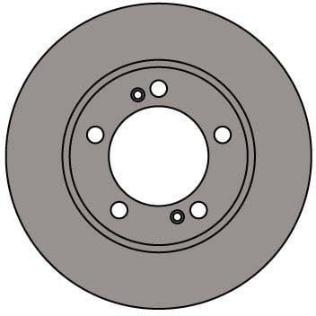 VENTED BRAKE DISC (EACH)