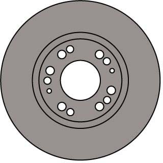 VENTED BRAKE DISC (EACH)