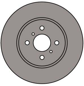 VENTED BRAKE DISC (EACH)