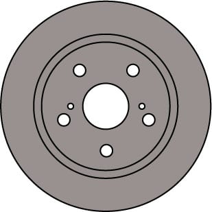 SOLID BRAKE DISC (EACH)