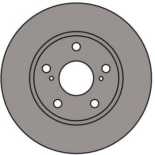 VENTED BRAKE DISC (EACH)