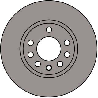 VENTED BRAKE DISC (EACH)