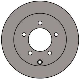 SOLID BRAKE DISC (EACH)