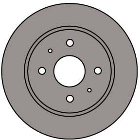 VENTED BRAKE DISC (EACH)