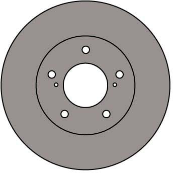 VENTED BRAKE DISC (EACH)