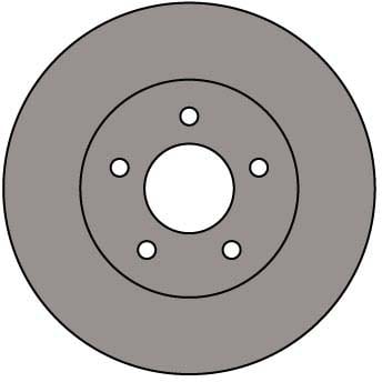 VENTED BRAKE DISC (EACH)