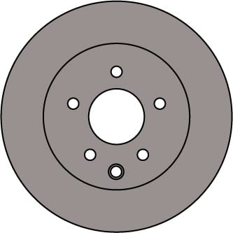 SOLID BRAKE DISC (EACH)