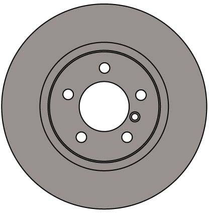 VENTED BRAKE DISC (EACH)