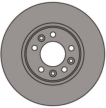 VENTED BRAKE DISC (EACH)