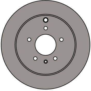 VENTED BRAKE DISC (EACH)