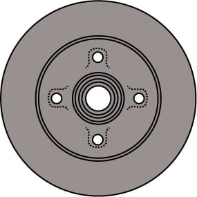 SOLID BRAKE DISC (EACH)