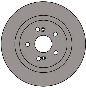 VENTED BRAKE DISC (EACH)