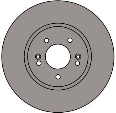 VENTED BRAKE DISC (EACH)