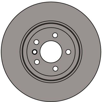VENTED BRAKE DISC (EACH)