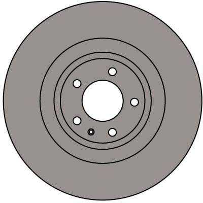 VENTED BRAKE DISC (EACH)
